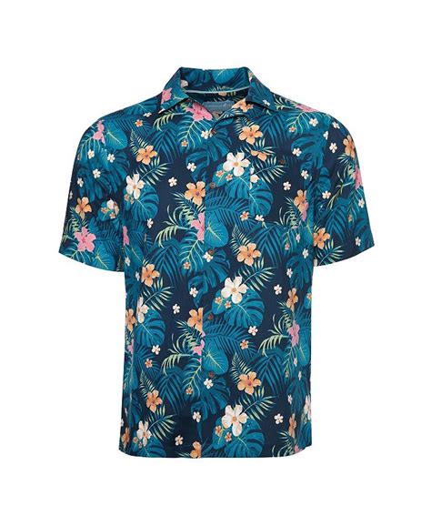 Caribbean Joe Mens Classic Camp Short Sleeve Island Shirt Macys