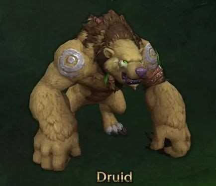 New Guardian Druid Bear Form Worldofwarcraft Blizzard Hearthstone