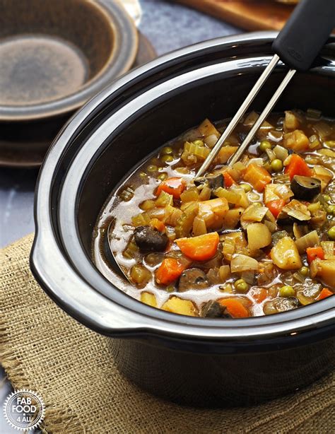 Easy Slow Cooker Vegan Stew Tangy Delicious Fab Food 4 All