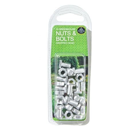 Garland Greenhouse Nuts And Bolts Cropped Head 15 Pack Garden Store