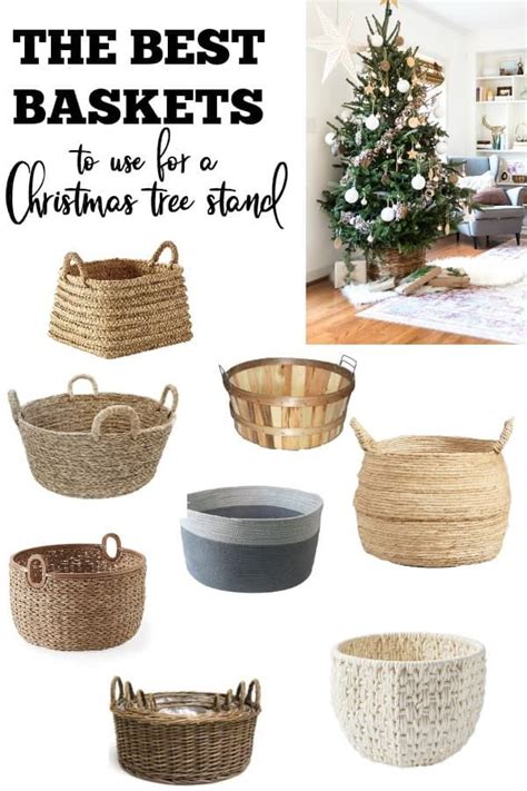 Christmas Tree Baskets The Best Baskets To Use For A Christmas Tree