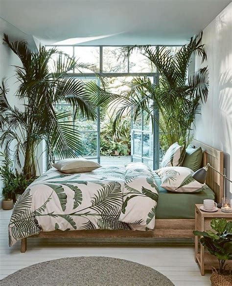 If you were lacking ideas for decorating your kid's bedroom, well here is an idea: Jungle bedroom with indoor plants in 2020 | Bohemian ...