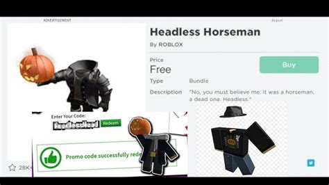 How To Get The Headless Horseman On Roblox Szwera