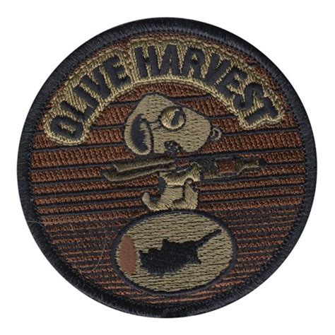 1 Rs Olive Harvest Morale Ocp Patch 1st Reconnaissance Squadron Patches