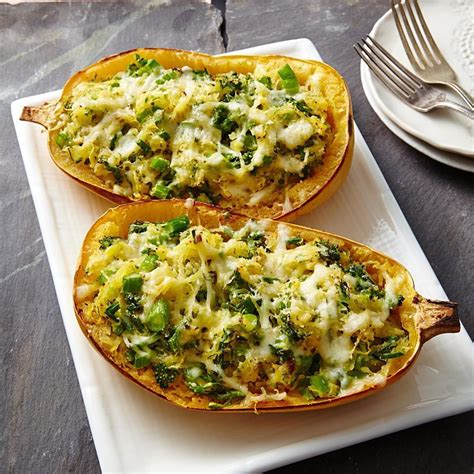 Spaghetti Squash Lasagna With Broccolini Recipe Eatingwell