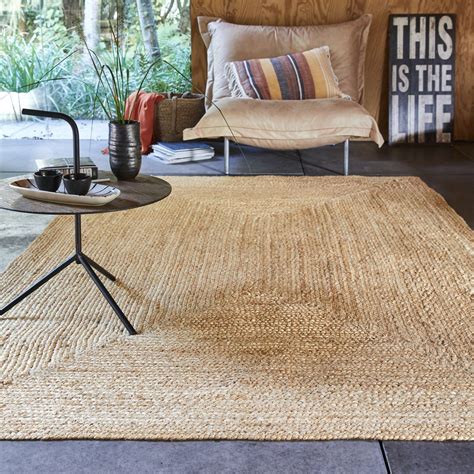 Grand tapis naturel en jute pour une déco chaleureuse | Leroy Merlin