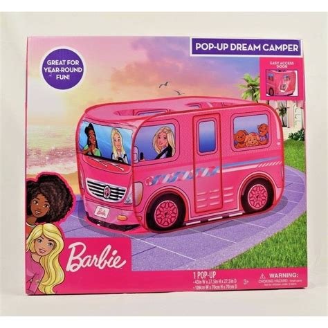 Sunny Days Barbie Pop Up Dream Camper For Kids Play House Tent New