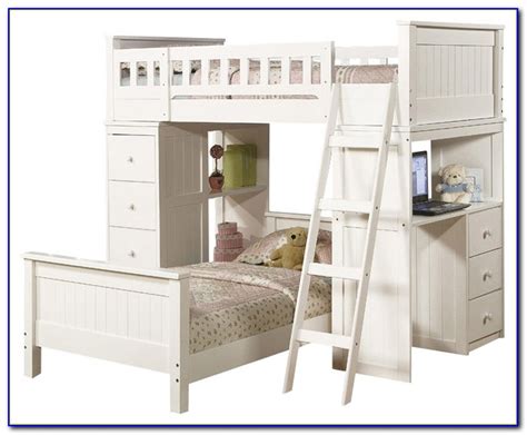 Explore the many possibilities today. Twin Over Full Bunk Bed With Desk And Storage - Desk ...
