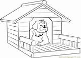 Dog Coloring Porch Drawing Getcolorings Printable Coloringpages101 Drawings Getdrawings 85kb 580px sketch template