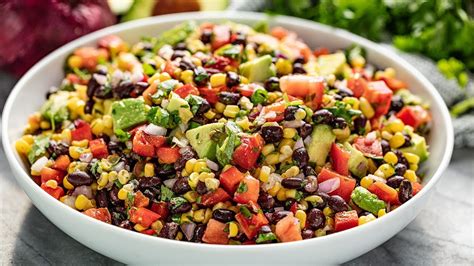 How To Make Simple Black Bean And Corn Salad Busy Mom Cooking