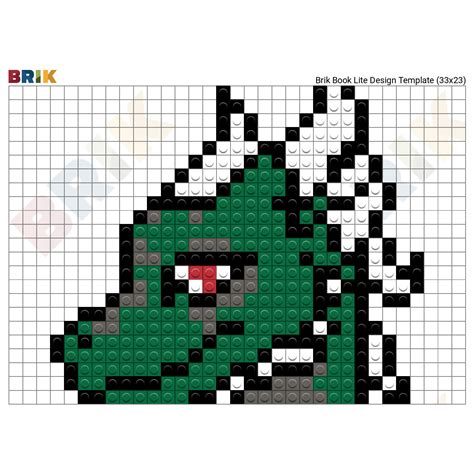 Dragon Pixel Art Grid Pixel Dragon Template Mythical Pixel Art Grid