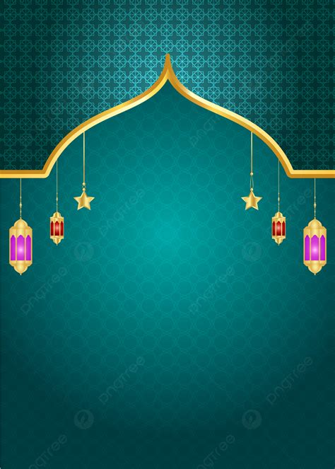 Luxury Golden Ramadan Kareem Ramadhan Islamic Frame Eid Al Fitr Adha