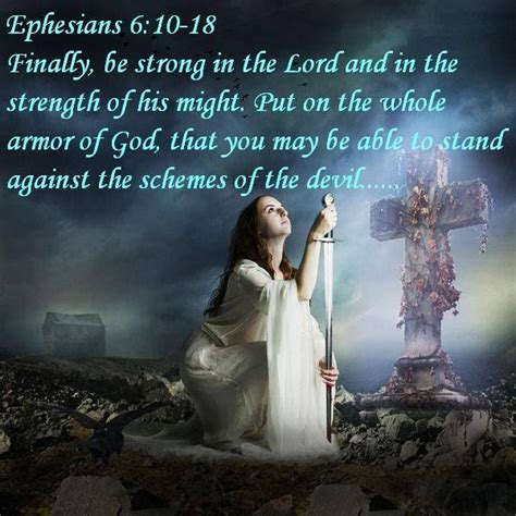 Ephesians 610 18 Faith Inspiration Holy Scriptures Spiritual Warfare