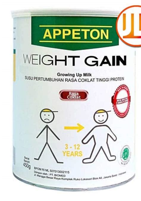 It is proven to give optimum results with minimum side effects. Milk Powder Appeton Weight Gain For 3-12 Years Kid ...
