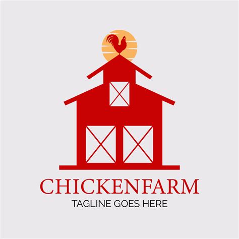 Chicken Farm Logo Design Designstudio