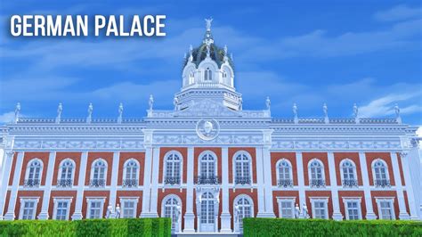 The Sims 4 Speed Build German Palace Youtube