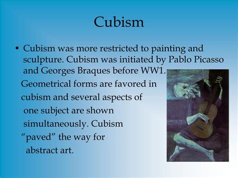 The History And Importance Of Cubism
