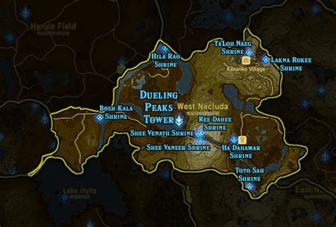 Zelda Breath Of The Wild Shrine Maps And Locations Polygon Breath Of