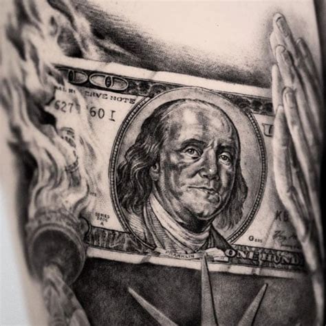 101 Best Money Tattoos For Men Cool Design Ideas 2021 Guide