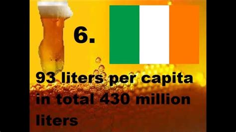 Top 10 Nations Who Drinks The Most Beer In The World Youtube