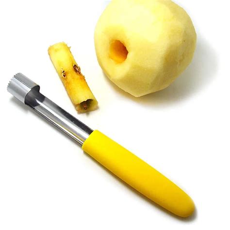 Fruit Corer Stainless Steel Apple Pear Corers Seed Remover Easy Twist