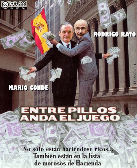 Recordando una investigación de asesinato llevada a. Mario Conde y Rodrigo Rato, entre pillos anda el juego | Humor político, Carteles de películas ...