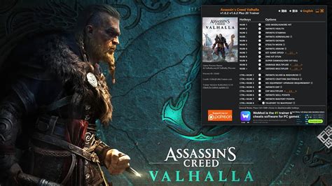 Assassins Creed Valhalla V1 0 2 V1 6 2 Plus 20 Trainer FLiNG YouTube