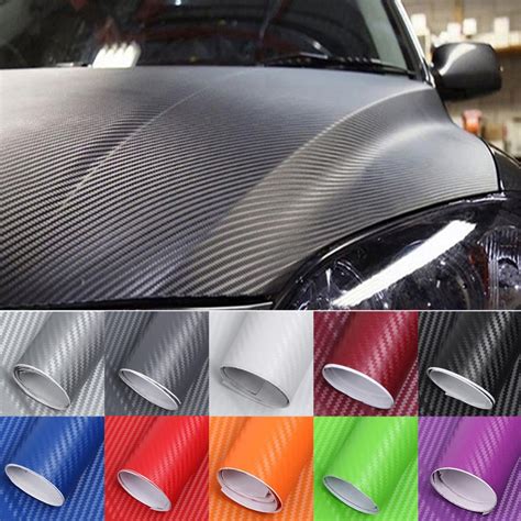 3d Carbon Fiber Film Car Wrapping Foil Carbon Fiber Car Decoration