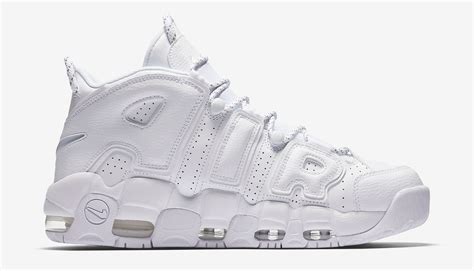 The Triple White Nike Air Uptempo Are Releasing The Source