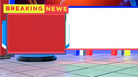 Transparent Breaking News Png Template Newspaper Basic Clip Art At