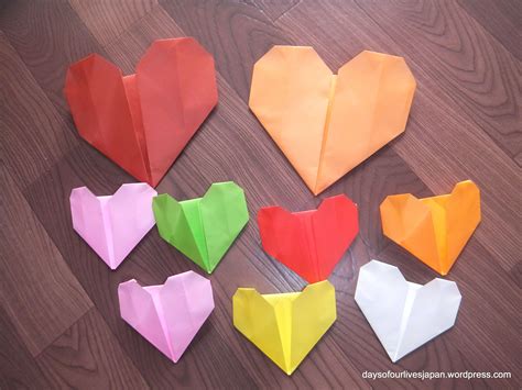 Origami Love Heart A4 Paper Jadwal Bus