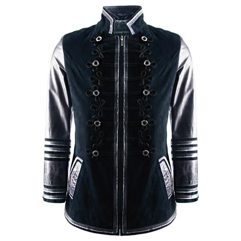 Mens Luxury Military Leather Jacket By Impero London