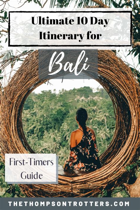THE ULTIMATE BALI ITINERARY 10 DAYS IN PARADISE The Thompson Trotters