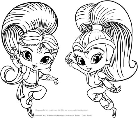 Shimmer And Shine Coloring Page Coloring Wallpapers Download Free Images Wallpaper [coloring436.blogspot.com]