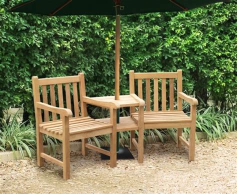 windsor teak garden companion seat garden love bench