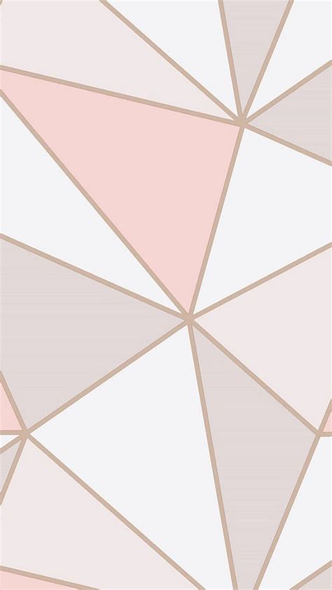 Pink White Grey And Rose Gold Wallpaper Mural Wall