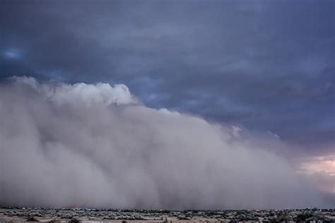 This Is A Dust Storm Also Known As A Haboob Rolling Into Casa Grande