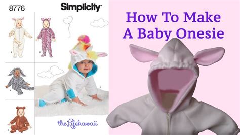 How To Make A Baby Onesie How To Sew A Baby Onesie Youtube