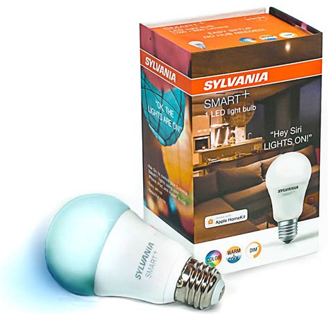 Sylvania Smart A19 Smart Light Bulb 60w Color Led 1 Pack Walmart