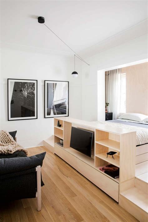 Tiny Apartment Design In Sydney Au Full Of Smart Storage Solutions