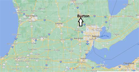 Where Is Burton Michigan What County Is Burton In Where Is Map