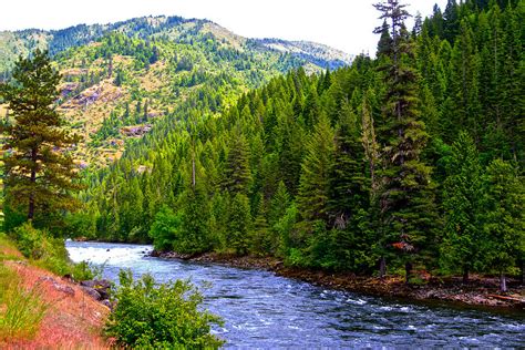 Clearwater River From Scenic Byway 12 In Idaho Photograph By Ruth Hager