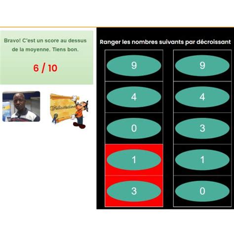 Ranger Des Nombres Par Ordre Croissant Ou D Croissant