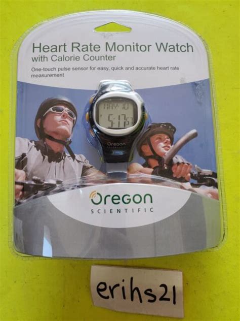 Oregon Scientific Heart Rate Monitor Watch Calorie Counter Ihm80004 For