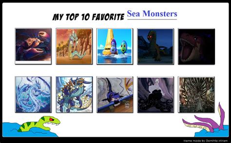My Top 10 Favorite Sea Monsters By Pandraconian King90 On Deviantart