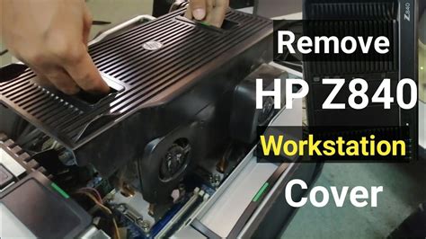 How To Remove HP Z Workstation Cover Ll HP Z Open Back Cover YouTube