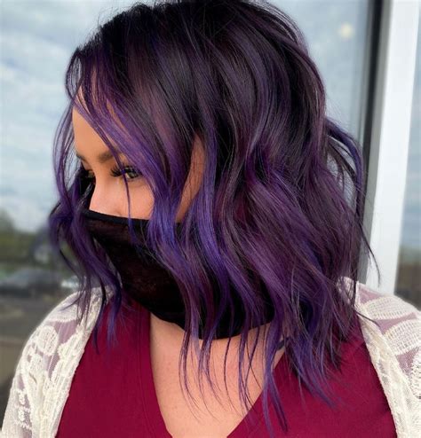30 Amazing Short Purple Hair Color Ideas And Styles For 2022 Short Purple Hair Purple Hair