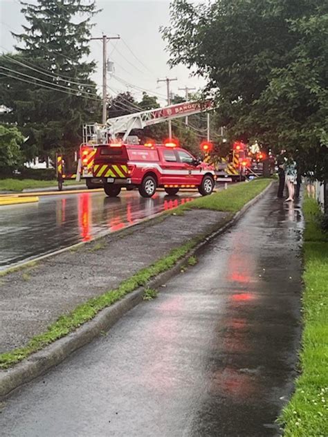 Lightning Strike In Bangor Sunday, Set Garage On Fire
