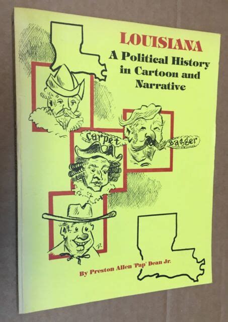 Louisiana Political History Cartoon Narrative “pap” Dean Ebay