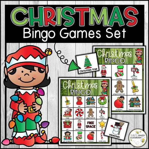 Christmas Bingo Games Set Made By Teachers